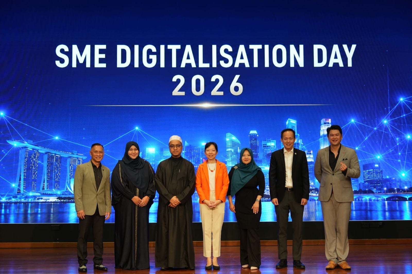 Group-Based Upgrading launch on stage at SME Digitalisation Day 2026